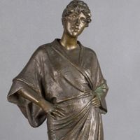 Giovan Battista Amendola: A moment's rest, bronzo, h 53,5 cm. Collezione privata