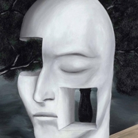 Ren� Magritte, Le Visage du g�nie, 1927 - Olio su tela, Dim: 75 x 65 cm - Collezione Mus�e d'Ixelles, Bruxelles, Legs Max Janlet, 1977 � SABAM Belgium 2013, photo Mixed Media