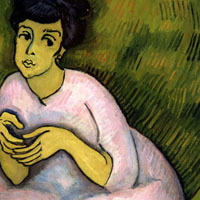 Raoul Dufy, La dame en rose