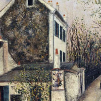 Maurice Utrillo, Le lapin agile, 1910