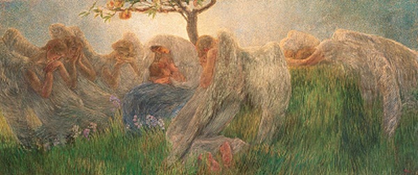 Gaetano Previati, Maternit, 1890-1890 Collezione Banca Popolare di Novara - Gruppo BANCO POPOLARE (Foto Studio Pietro Parmiggiani)