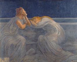 Gaetano Previati, Notturno, 1909, Fondazione il Vittoriale degli Italiani, Gardone Riviera